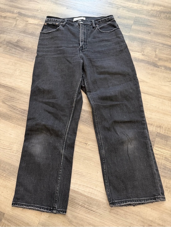 Abercrombie & Fitch Denim - Abercrombie & Fitch Ankle Straight ultra High Rise Curve Love Straight Jeans